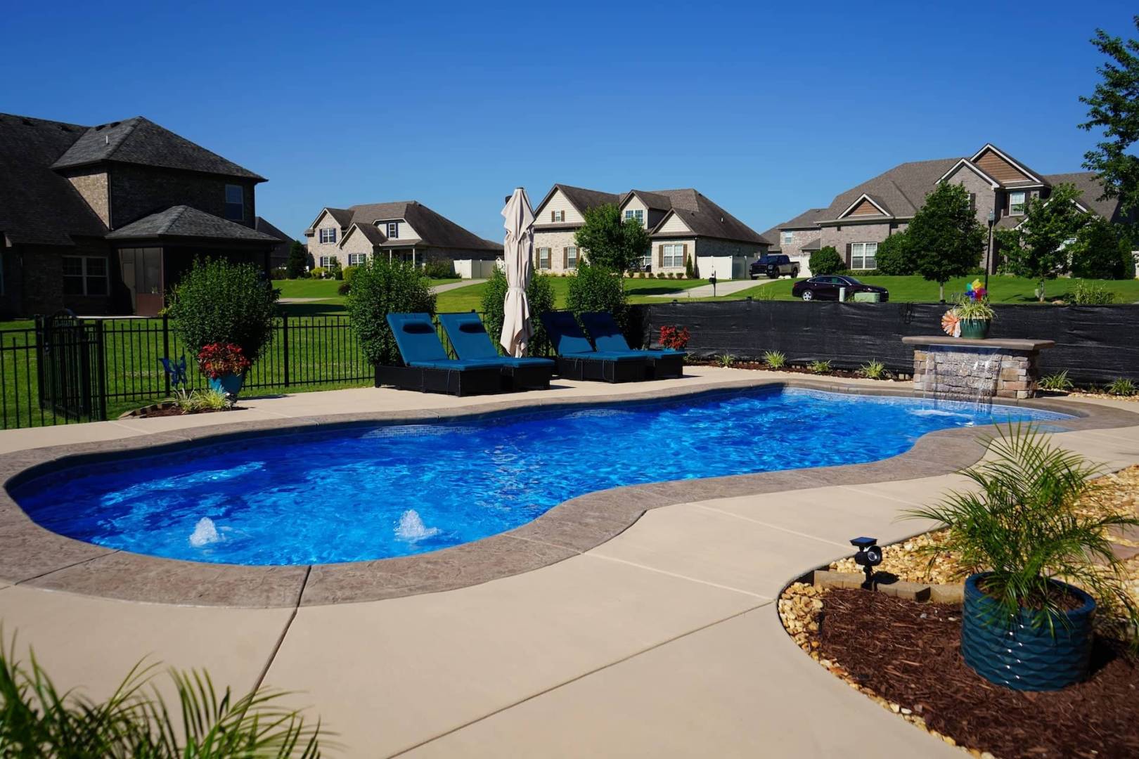 Inground Swimming Pool Pictures Gallery - Care Free Pools, LLC